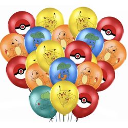 10pc Pokémon Balloons 