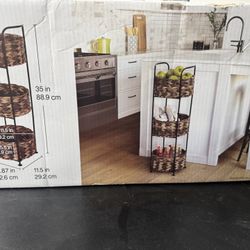 3- TIER STORAGE BASKET TOWER 