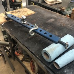 Three point hitch draw bar