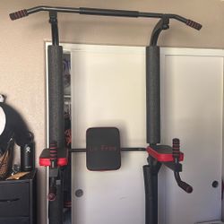 Power Tower Dip Station Pull Up Bar - Home Gym Adjustable Multi-Function Fitness Equipment，400LBS