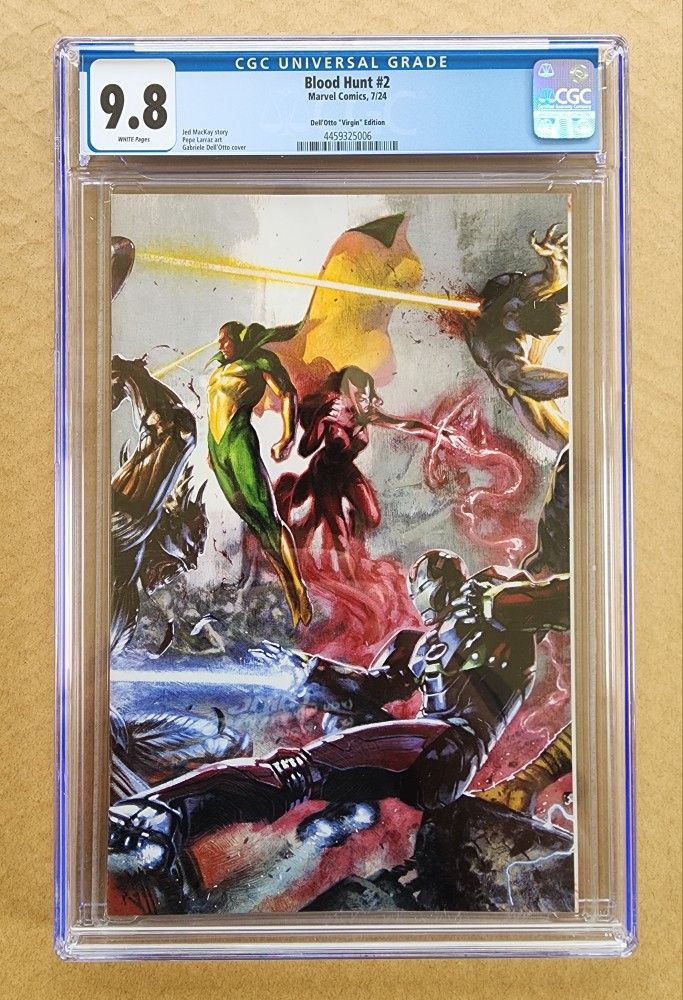 Blood Hunt 2 (CGC 9.8) 2024
(1:100 Gabriele Del'Otto Virgin Edition)