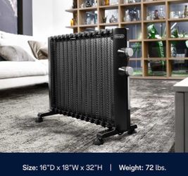 Heater - DeLonghi Mica Panel Space Heater
