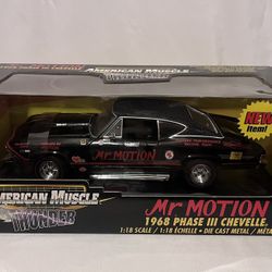 1968 Chevelle "Mr. Motion"  Phase III ERTL 1/18 Car American Muscle Thunder series
