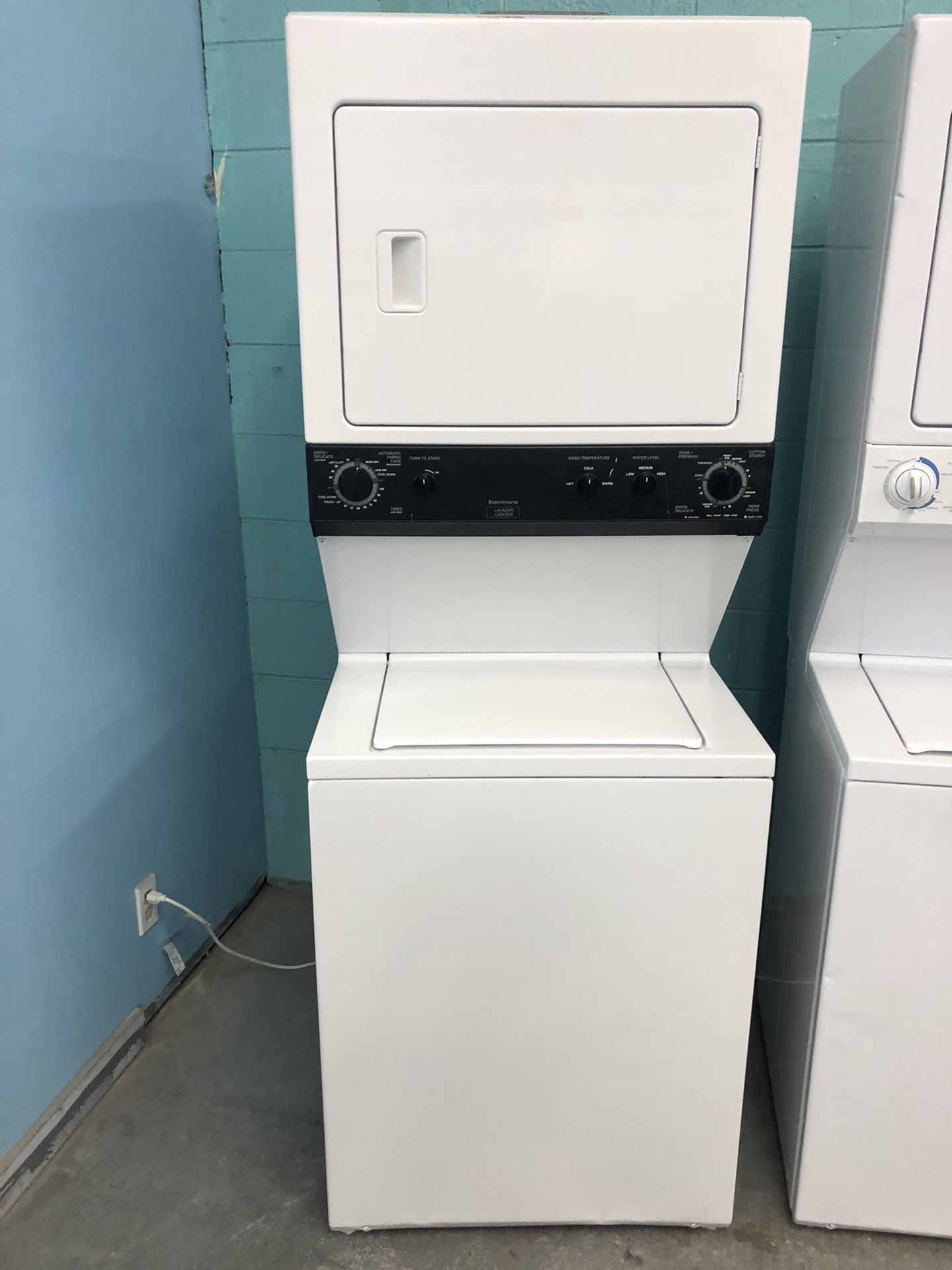 27” Wide Stack Washer Dryer