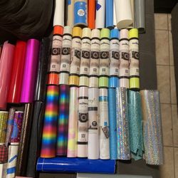 Vinyl and iron on rolls