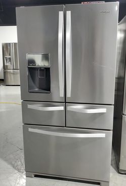 Whirlpool 4-Door Stainless Steel Refrigerator
