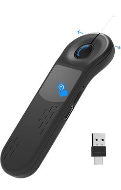 New-ZTYTO- Air Mouse for PC/iOS/Android with Touchpad Rechargeable Wireless Presentation for PPT Pointer Bluetooth 2.4G Remote Control