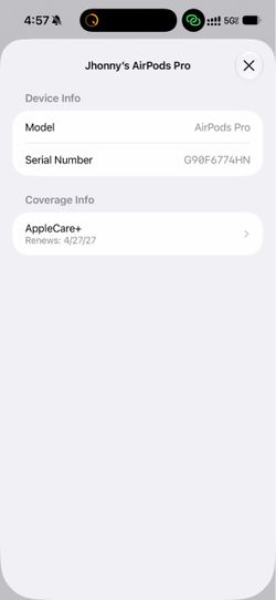 AirPods Pro 2 with 1 year of AppleCare