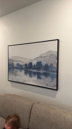 Framed canvas print