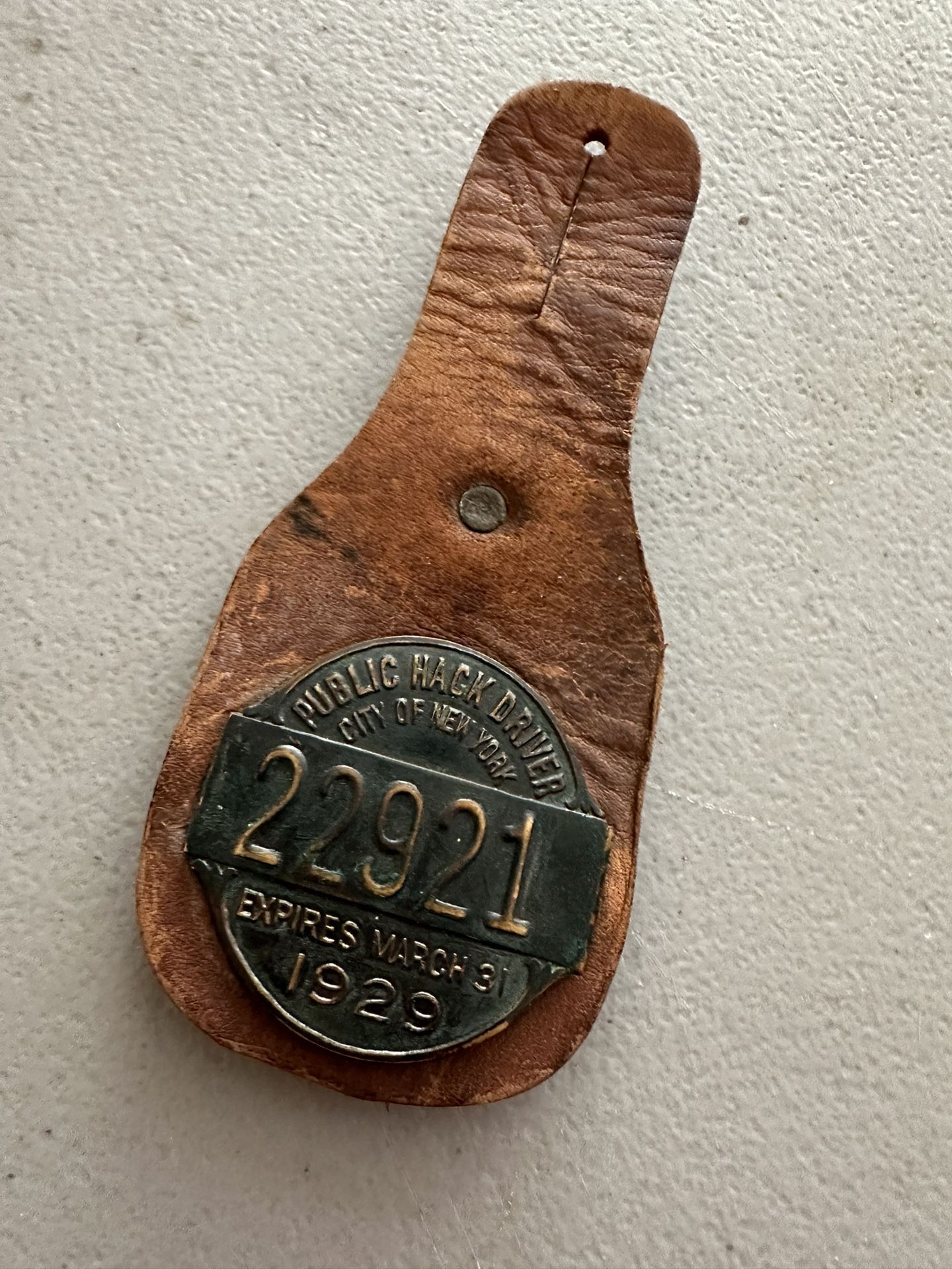 Public Hack Driver Badge 1929