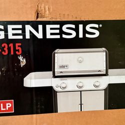 Brand new Weber Genesis S-315 3-Burner Liquid Propane Gas Grill in Stainless Steel