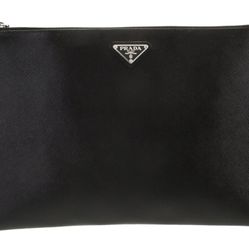 Prada Saffiano Lux Leather Portfolio