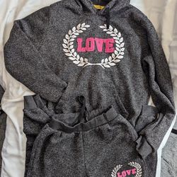 Love Two Piece Sweat Suit