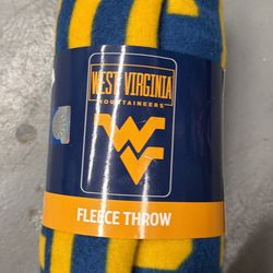 West Virginia Mountaineers Fleece Blanket