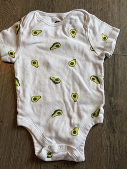 Old Navy Avocado Onesie SZ 18/24 M