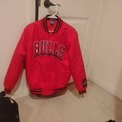 Bulls Bomber Jacket Size Small Adult 