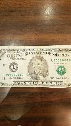 1995 $5 L90566059D