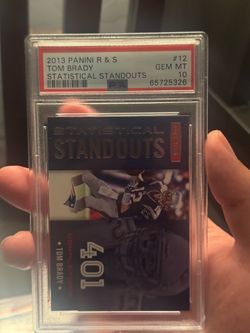 Tom Brady 2013 Panini R&S Statistical Standouts PSA 10