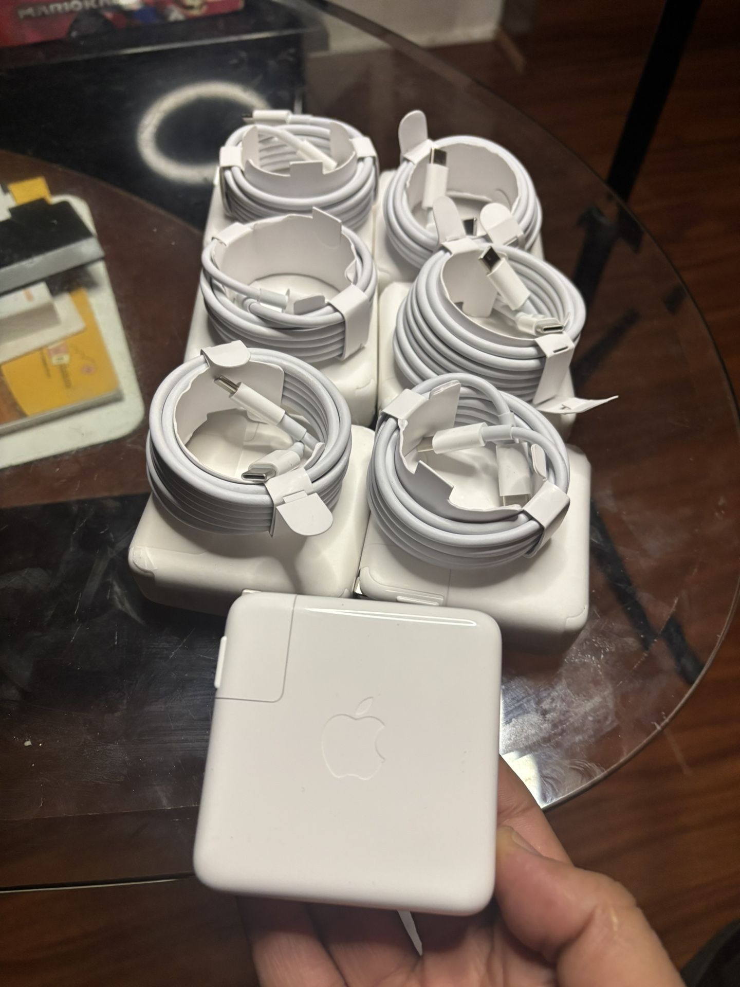 SEALED NEW APPLE OEM USB-C CHARGER 67W, CORD & 67W WALL OULET
