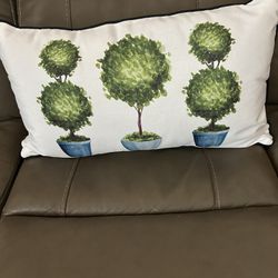 One Topiary Pillow 