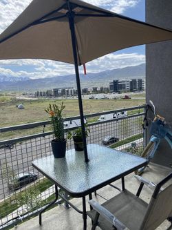 REPLACEMENT TABLETOP StyleWell Amberview 6-Piece Steel Square Outdoor Dining Set Replacement Tabletop - NIB