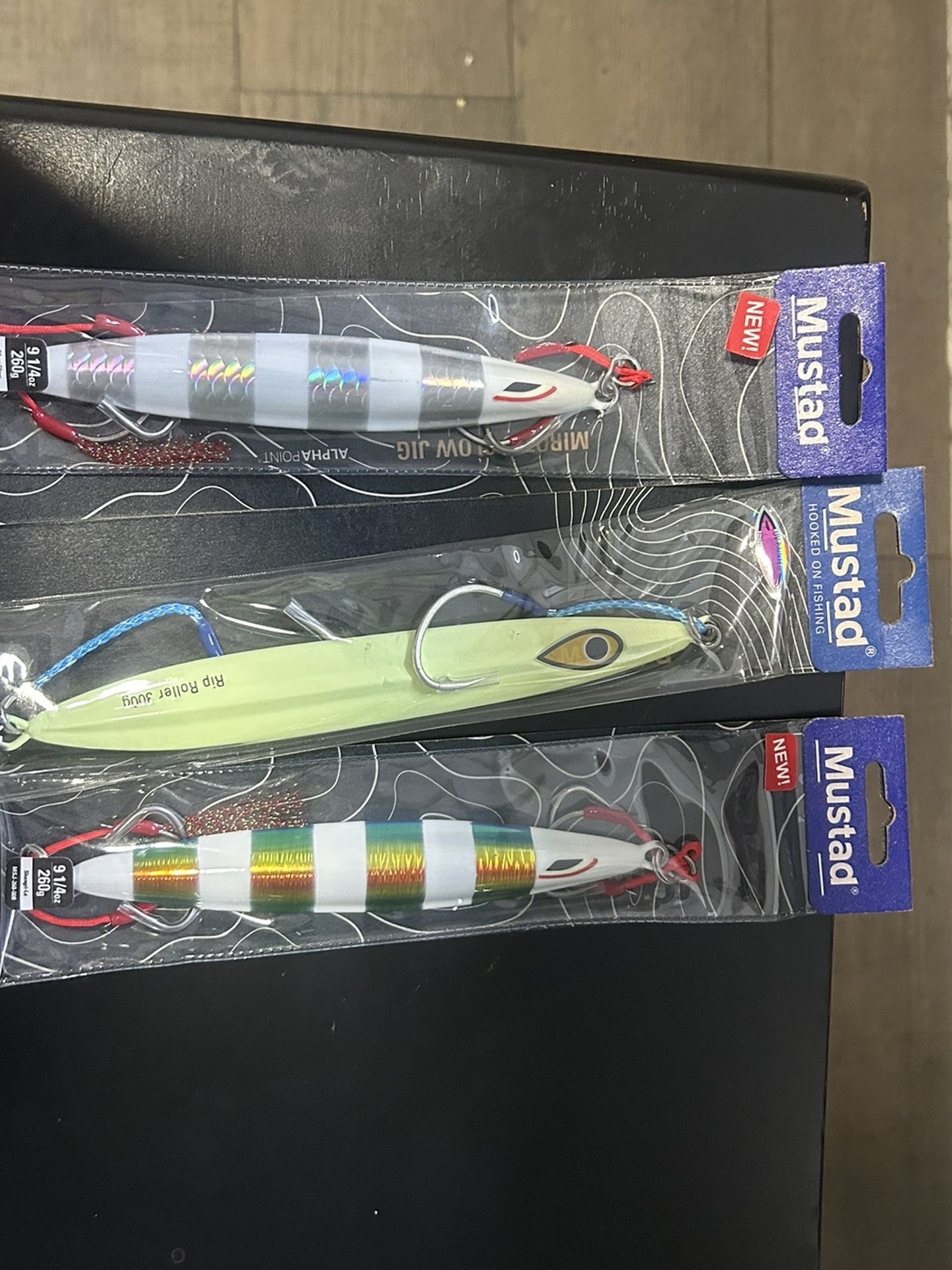 Slow Pitch Jigging Rods 4 +3 Jigs To Go Along