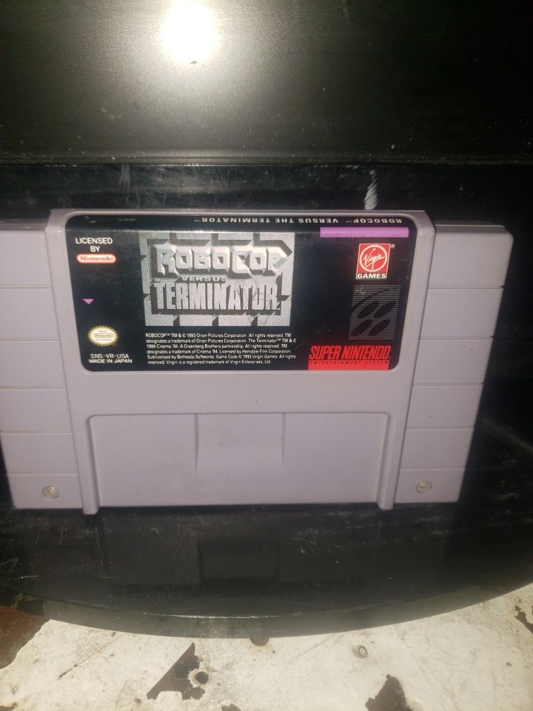 Super Nintendo game