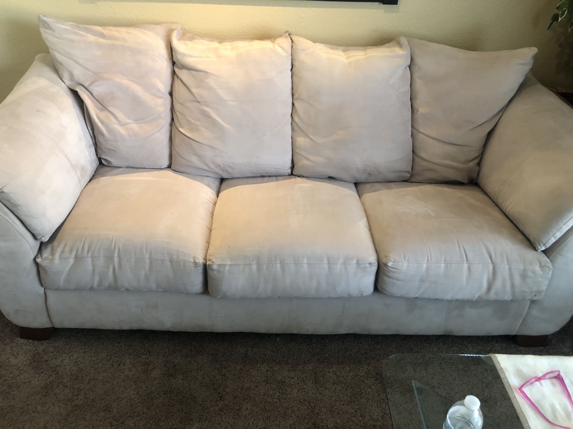 Sofa, Loveseat and 2 ottomans