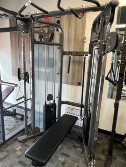 Racks squat machines functional trainers