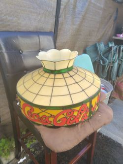 Coke cola lamp shade