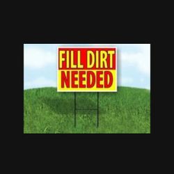 Fill Dirt Needed