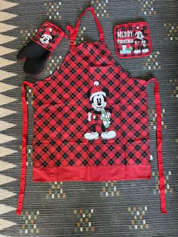 Mickey Mouse Apron + Oven Mitts Set