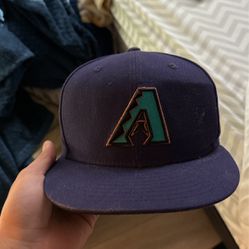 Purple Diamondbacks Hat 7 5/8