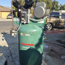 Champion 60 Gal. Air Compressor Single Phase 2 Stage, 