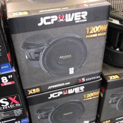 Jc Power Xs8 8 Inch 600 Watts Rms Subwoofer 
