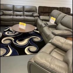 COMFY MADRID RECLINING SOFA LOVESEAT CHAIR SET ONLY $1599! EASY FINANCING 💰 SAME DAY 🚚