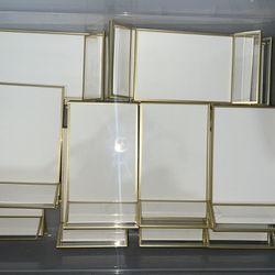 Gold acrylic Frames 