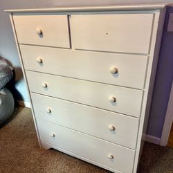 White Wood Dresser