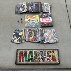 Marvel Comic And Marvel Sign