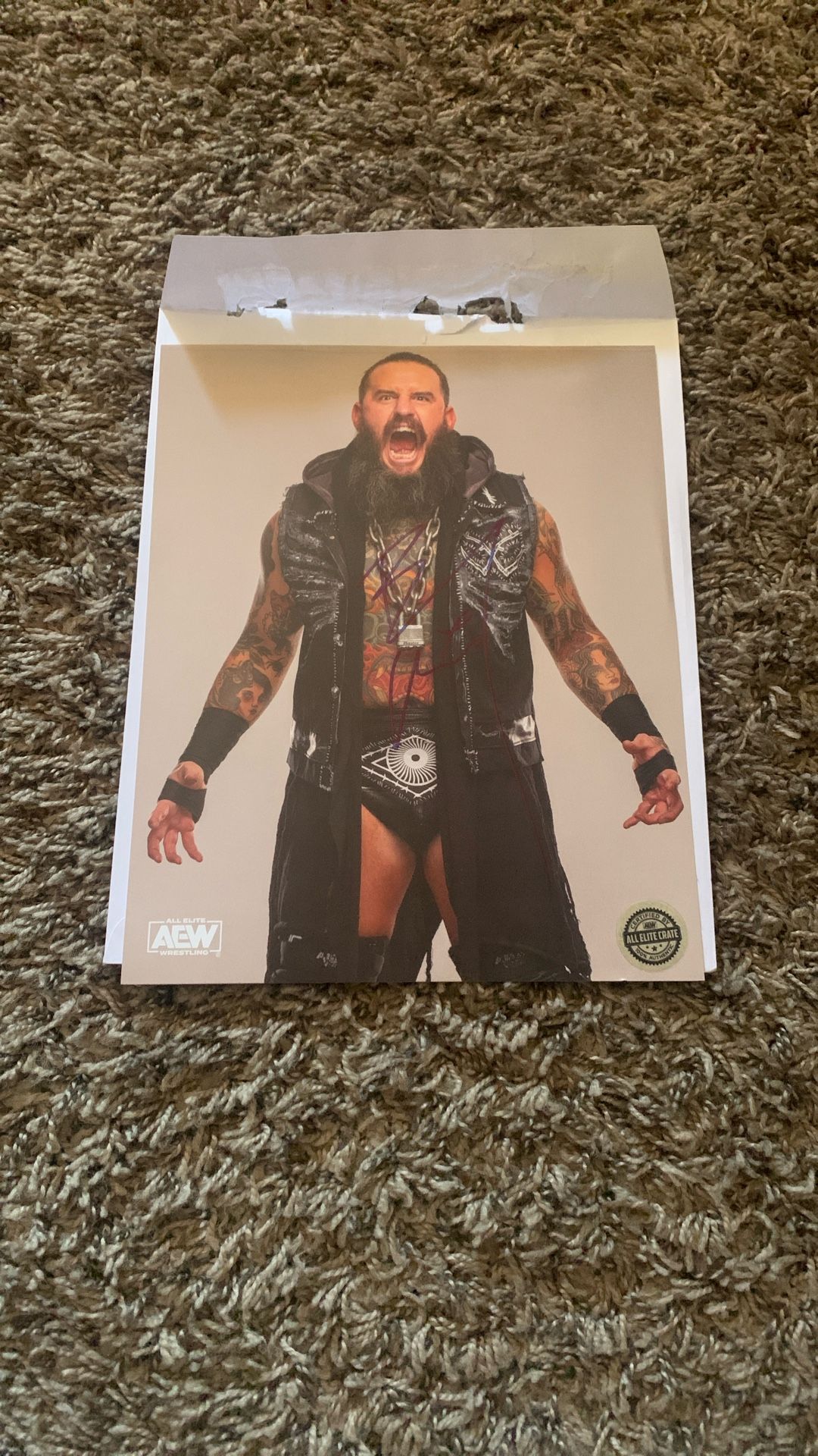 AEW Signed Photo
