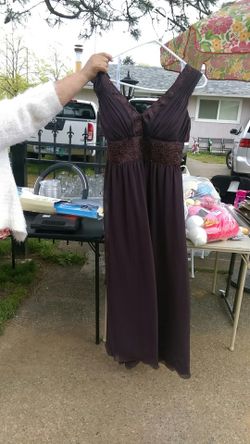 David's Bridal Brown dress size 14