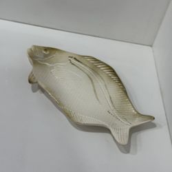 Vintage Fish Shaped Tray signed by the Artist