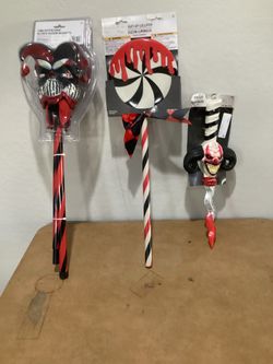 Halloween Clown Accessories Jester and Lollipop $20 each Dagger $10 Brand New