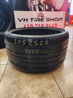 (1) 305 25ZR 20 TOYO PROXES SPORT TIRE 3052520 USED TIRE (SINGLE) MOUNT BALANCE INCLUDED