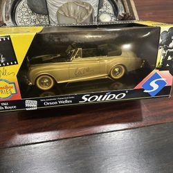 1961 Rolls Royce Silver Cloud Limited Edition Orson Welles Die Cast--SOLIDO NEW Made in France 