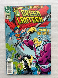 DC Green Lantern #53 1994-Superman To The Rescue!