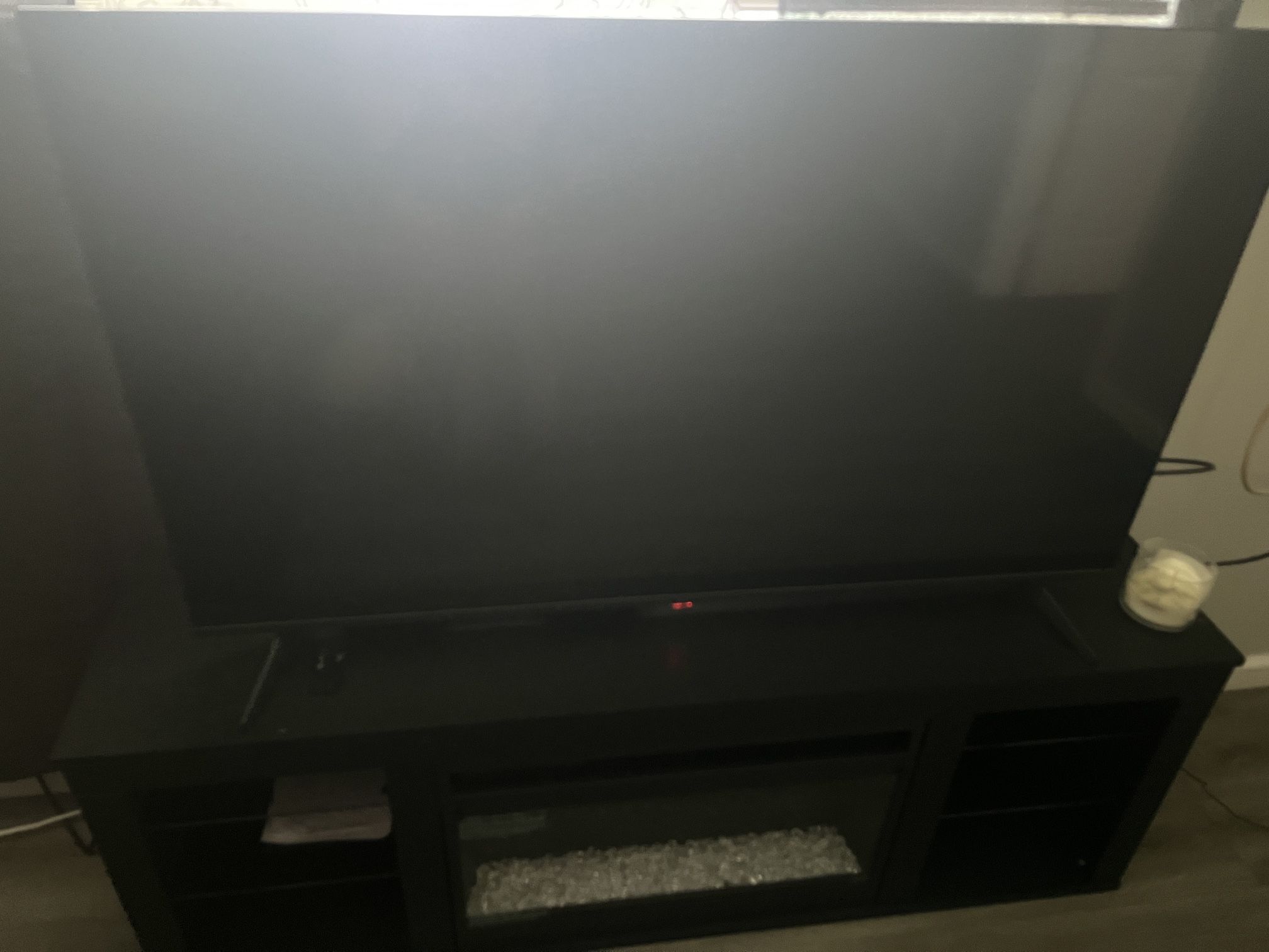 65 INCH TV WITH FIREPLACE STAND