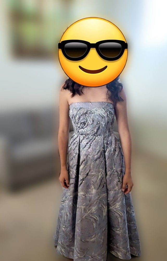 AIDAN MATTOX JACQUARD STRAPLESS FORMAL DRESS for Sale in Visalia, CA