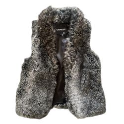 faux fur vest