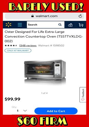 Barely Used Oster Extra Large Convection Countertop Oven For Sale